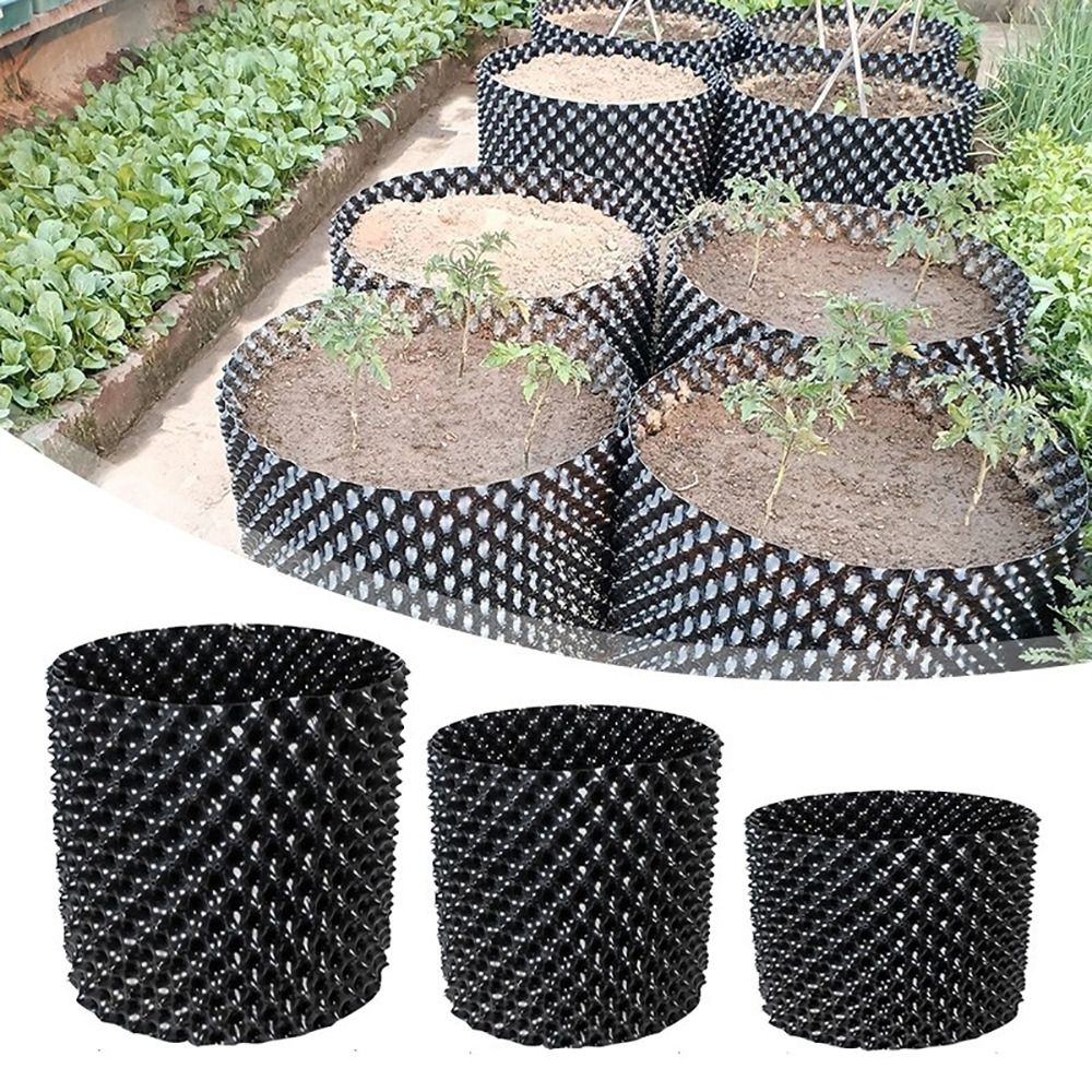 Bonsai Garden Nursery - 1セット耐久性のある速乾性のある育苗ポット、植木鉢トレイ、植物スタンド、盆栽ポット受け皿、腐根防止、根のコントロール、園芸用品、フラワーポット