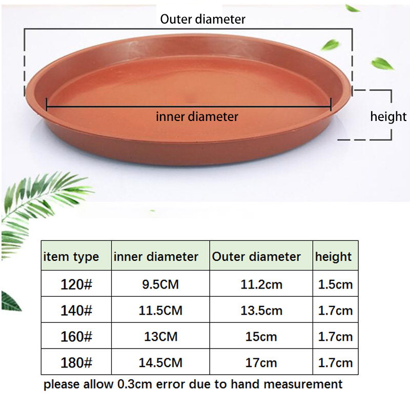 Drip Tray Saucer - 10 個プラスチック植木鉢トレイベース植物受け皿ラウンドドリップ植物植木鉢トレイポット屋内屋外家庭菜園用品 D1