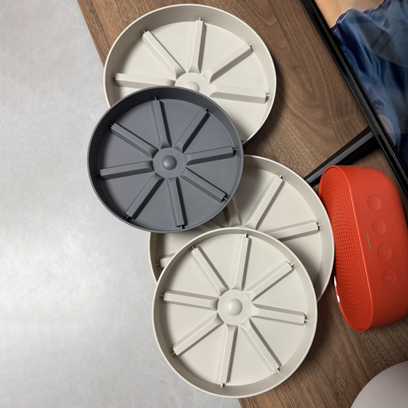 Drip Tray Saucer - 植木鉢ベースプレート家庭菜園用厚手植木鉢ヘビーデューティ樹脂製トレイ受け皿水切りトレイ屋内屋外植物用受け皿