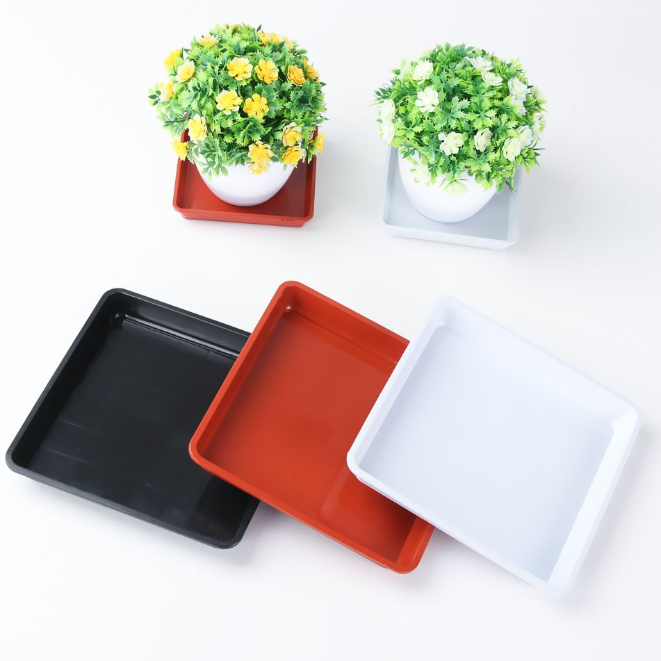 Drip Tray Saucer - プラスチック製の植木鉢トレイ,屋内,屋外,庭,ヘビーデューティー,4/6/7/8/10インチ用のドリップトレイ