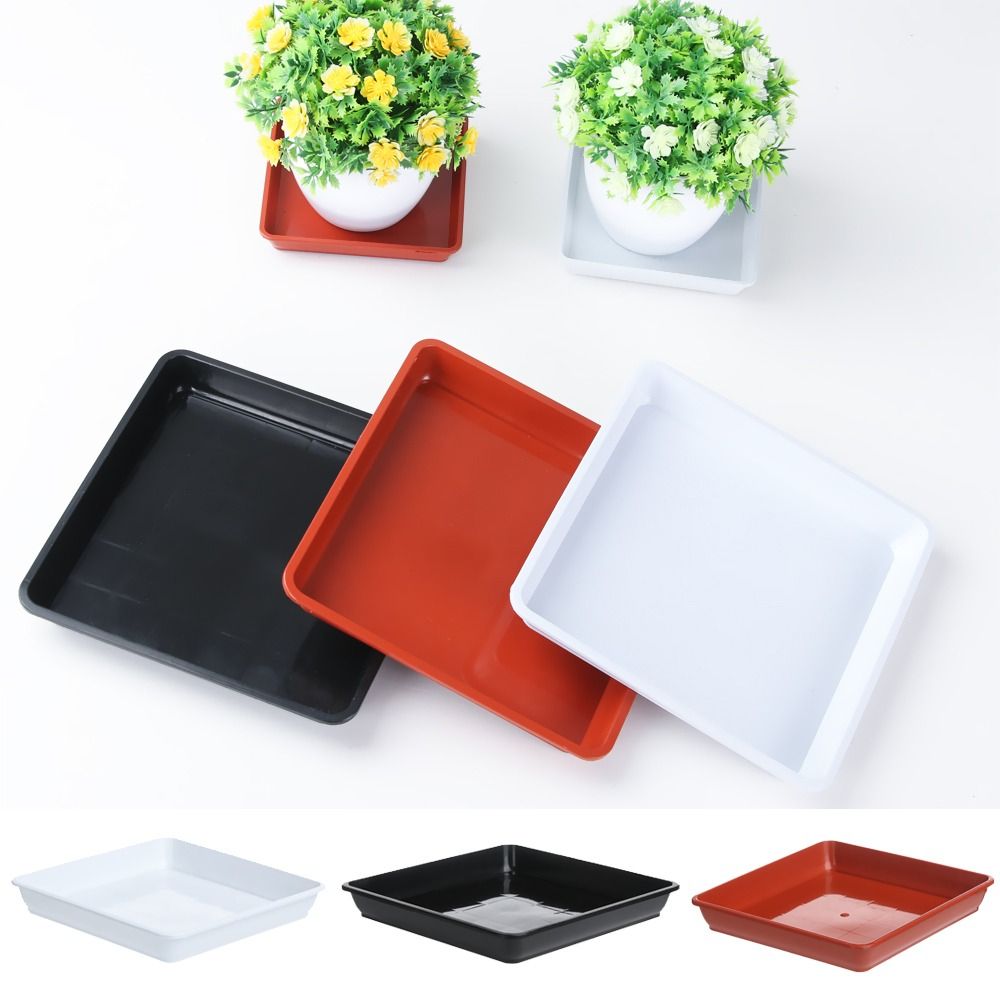 1 個の頑丈な正方形の耐久性のあるドリップトレイ屋内屋外用プ - Drip Tray Saucer のレビューと価格