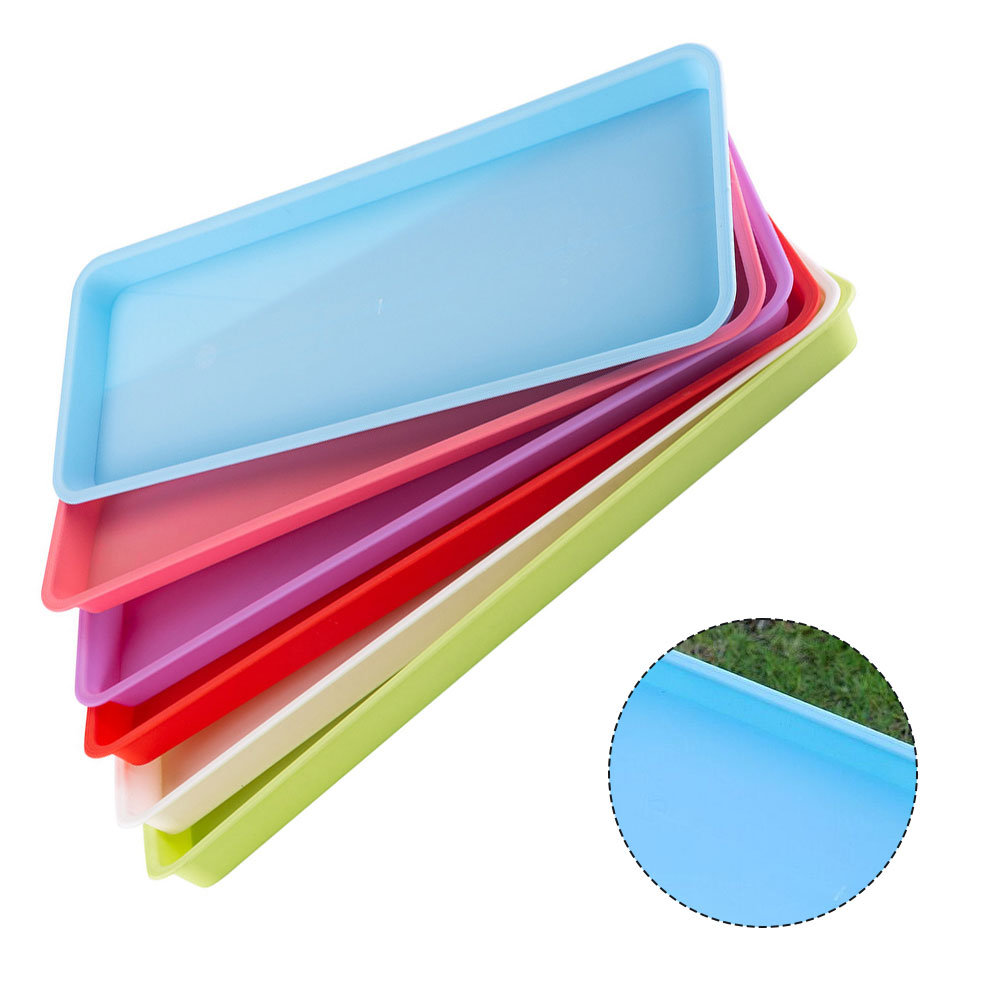 プラスチック製植木受け皿 6個入り 長方形の水受けトレイ 屋 - Drip Tray Saucer のレビューと価格