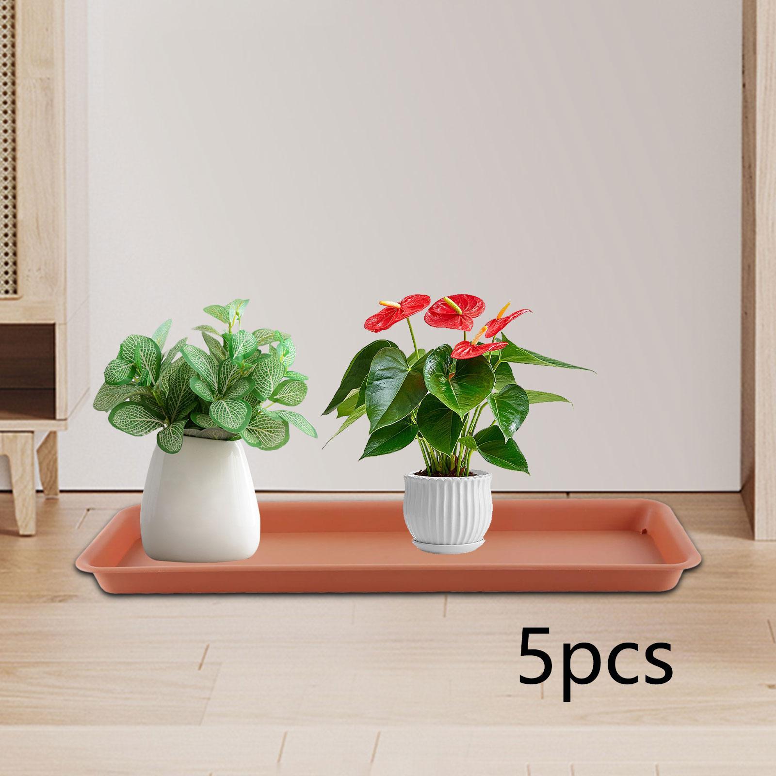 テラス用高床式植木鉢 長方形プランターソーサー PPプラスチ - Drip Tray Saucer のレビューと価格