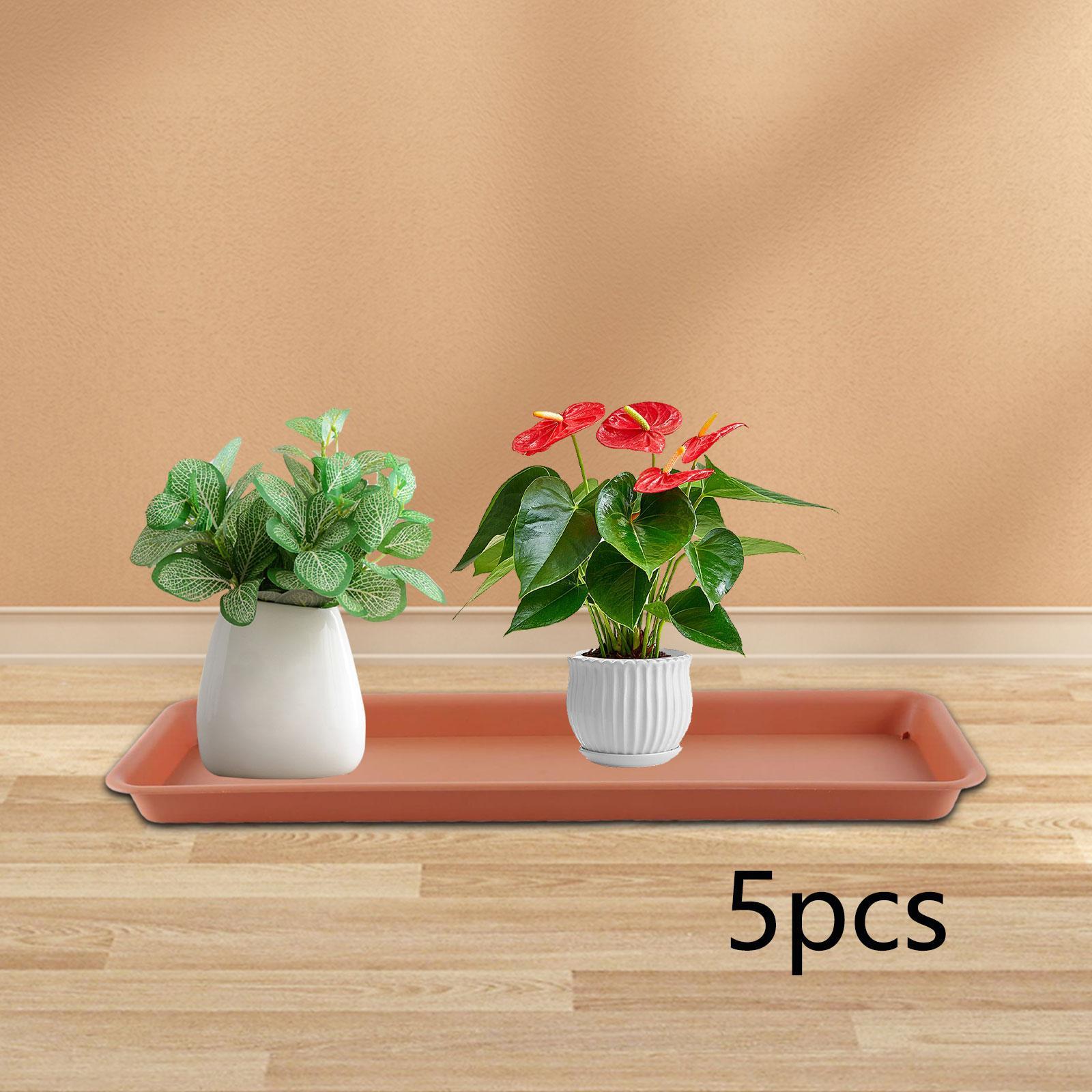 テラス用高床式植木鉢 長方形プランターソーサー PPプラスチ - Drip Tray Saucer のレビューと価格