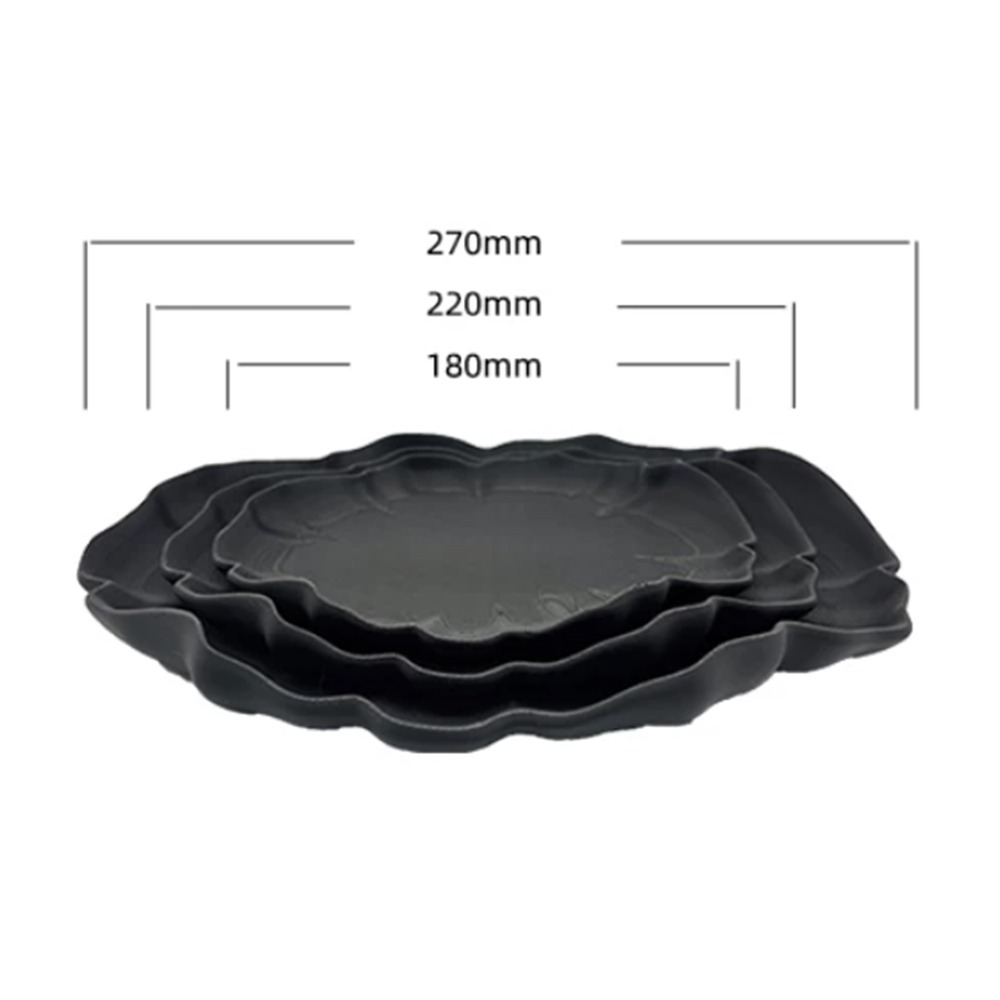 防水樹脂製植物用ドリップトレイ - 積み重ね可能なマットブラ - Drip Tray Saucer のレビューと価格