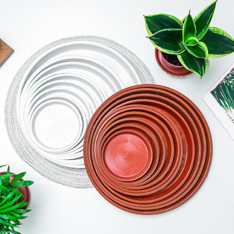 10 個プラスチック植木鉢トレイベース植物受け皿ラウンドドリ - Drip Tray Saucer のレビューと価格