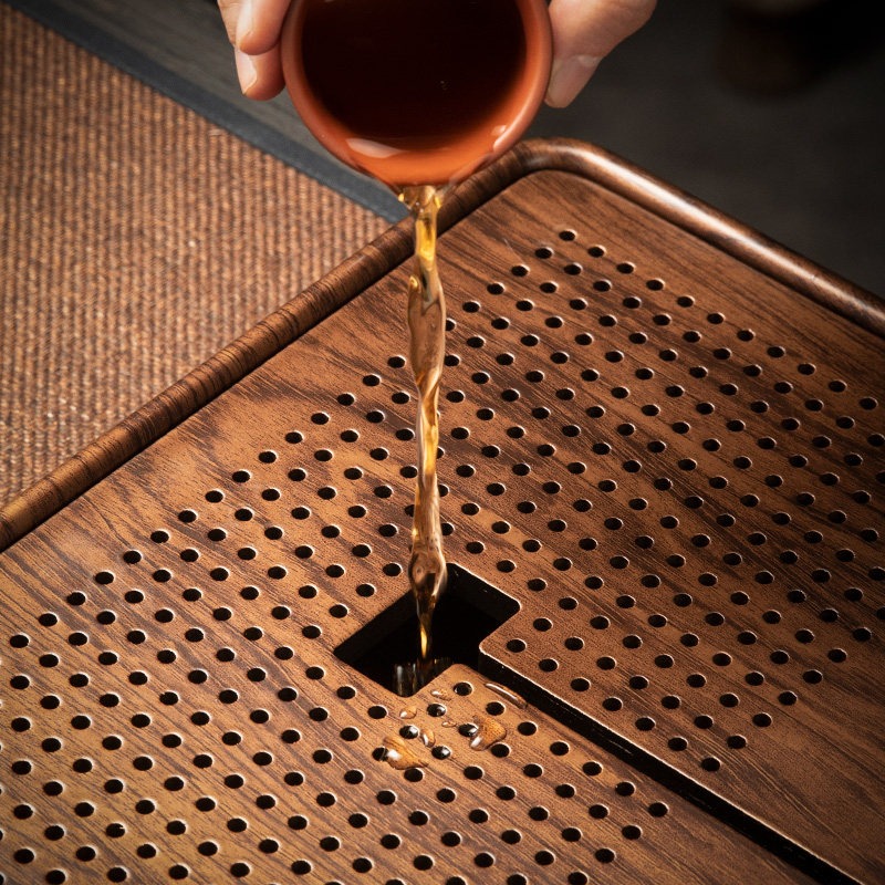 水貯蔵機能付き長方形竹製茶盆、水切り乾燥用茶受け、カップスタ - Drip Tray Saucer のレビューと価格