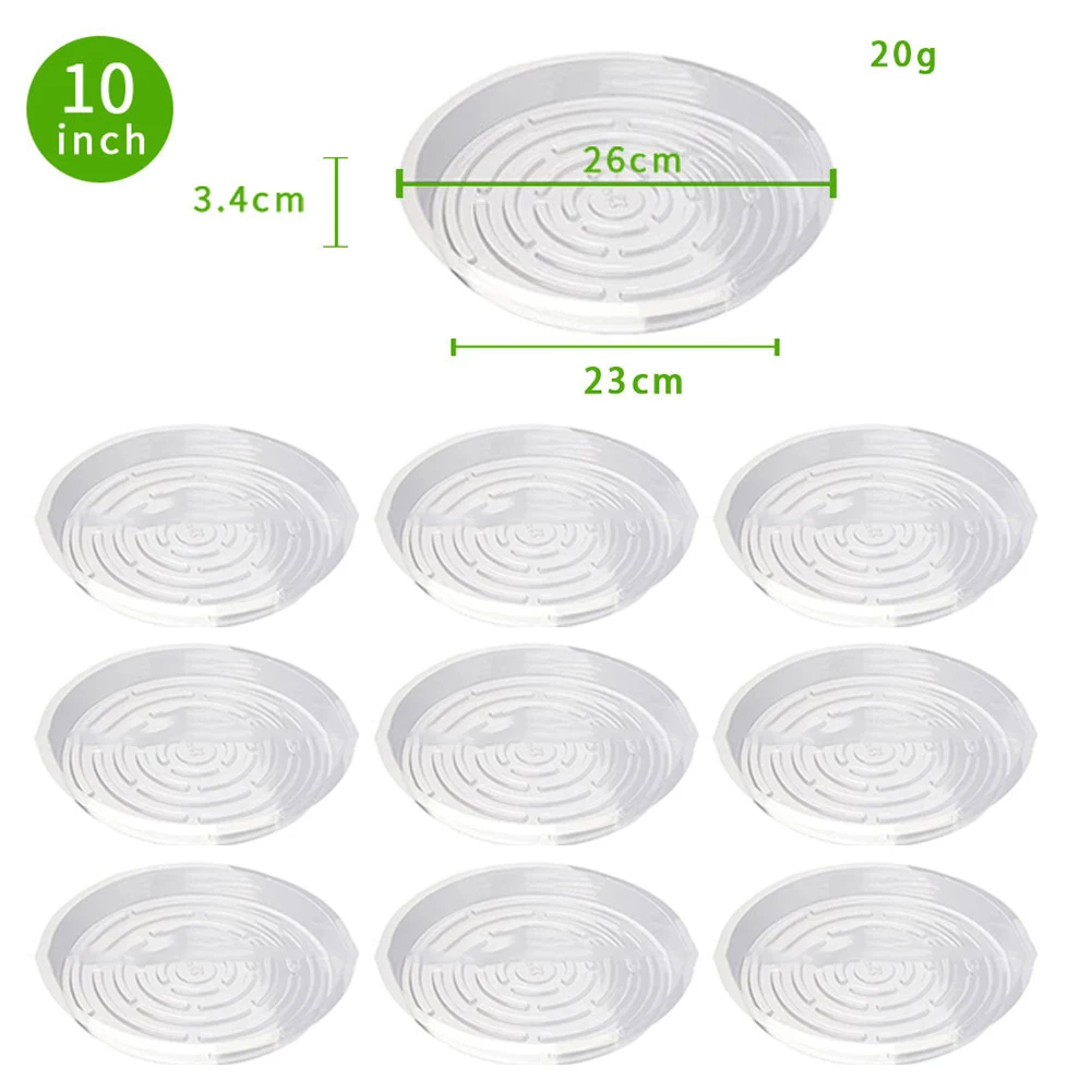 10/24 個プラスチック植物受け皿 6/8/10/12 イ - Drip Tray Saucer のレビューと価格
