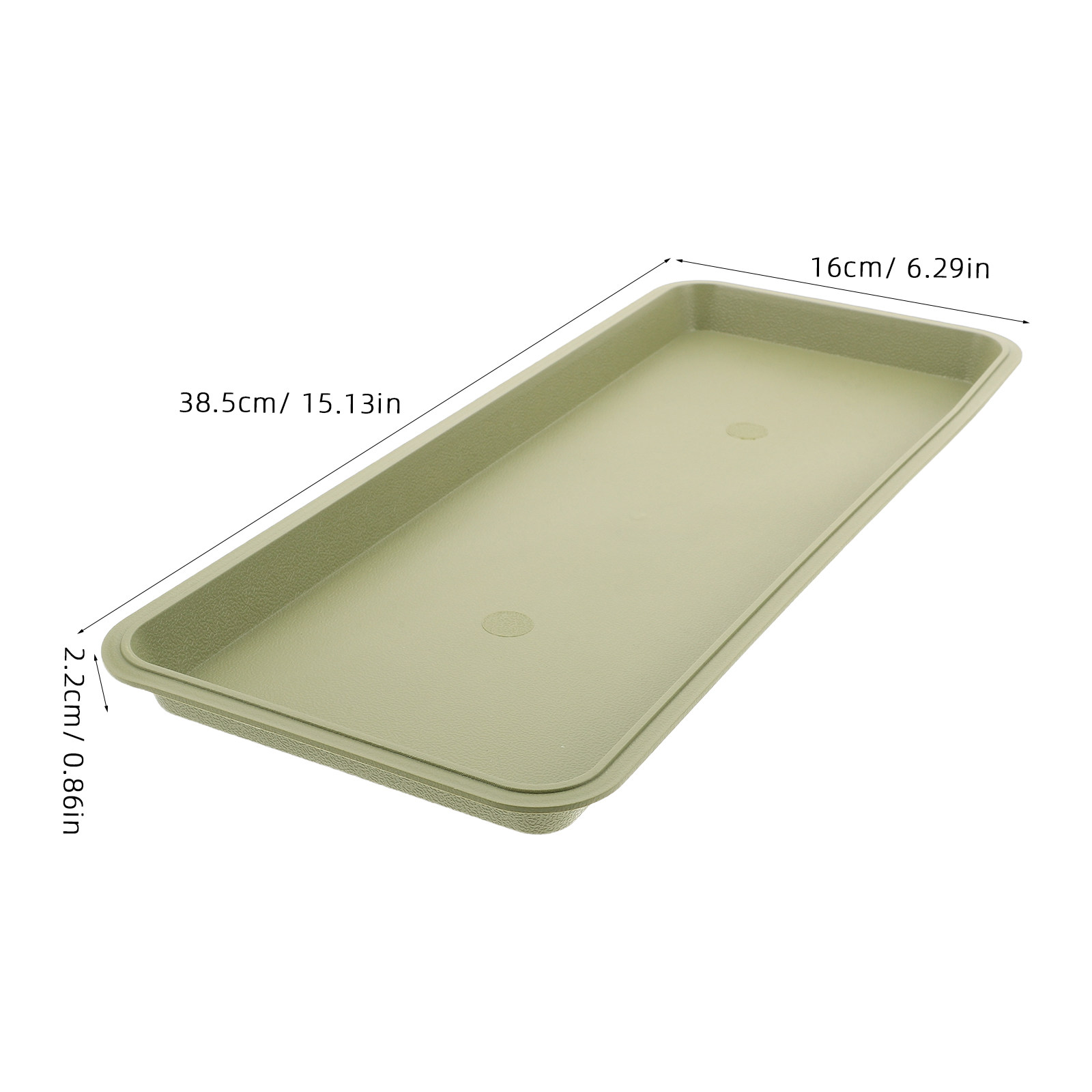 長方形の植木鉢トレイ、屋内用植物受け皿、水切りトレイ、排水用 - Drip Tray Saucer のレビューと価格