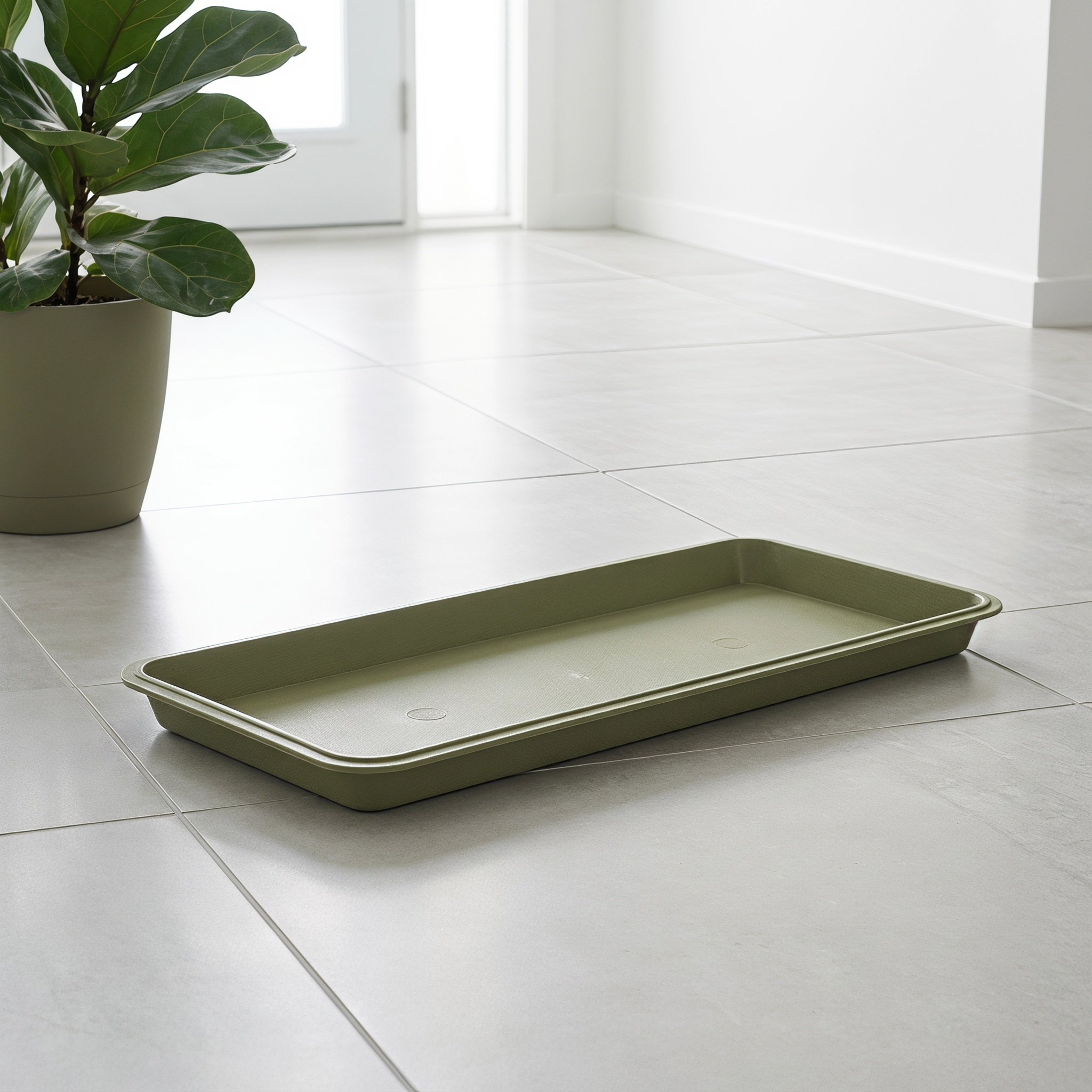 長方形の植木鉢トレイ、屋内用植物受け皿、水切りトレイ、排水用 - Drip Tray Saucer のレビューと価格