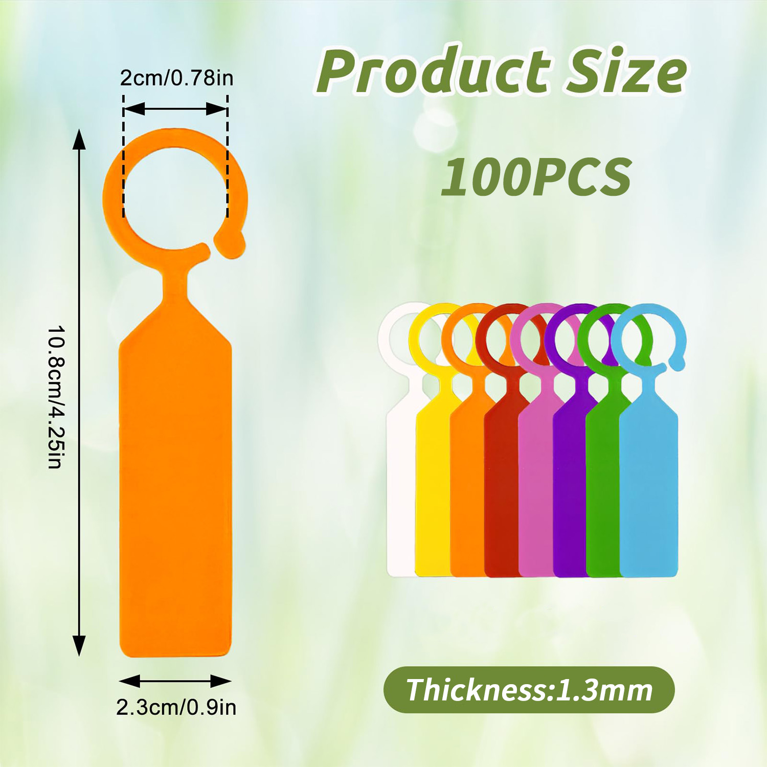 100個入り 10.7x2.3CM プラスチック製 ガーデン - Bonsai Garden Nursery のレビューと価格