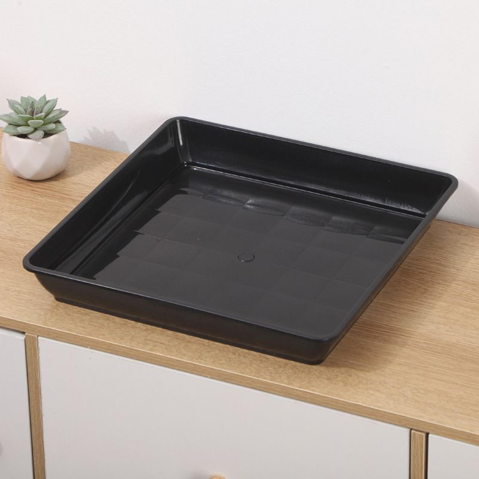 植木鉢トレイ 2個/セット ガーデンスクエアドリップトレイ  - Drip Tray Saucer のレビューと価格