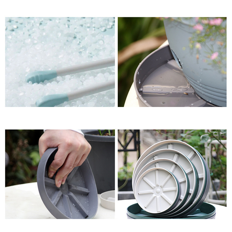 植木鉢ベースプレート家庭菜園用厚手植木鉢ヘビーデューティ樹脂 - Drip Tray Saucer のレビューと価格