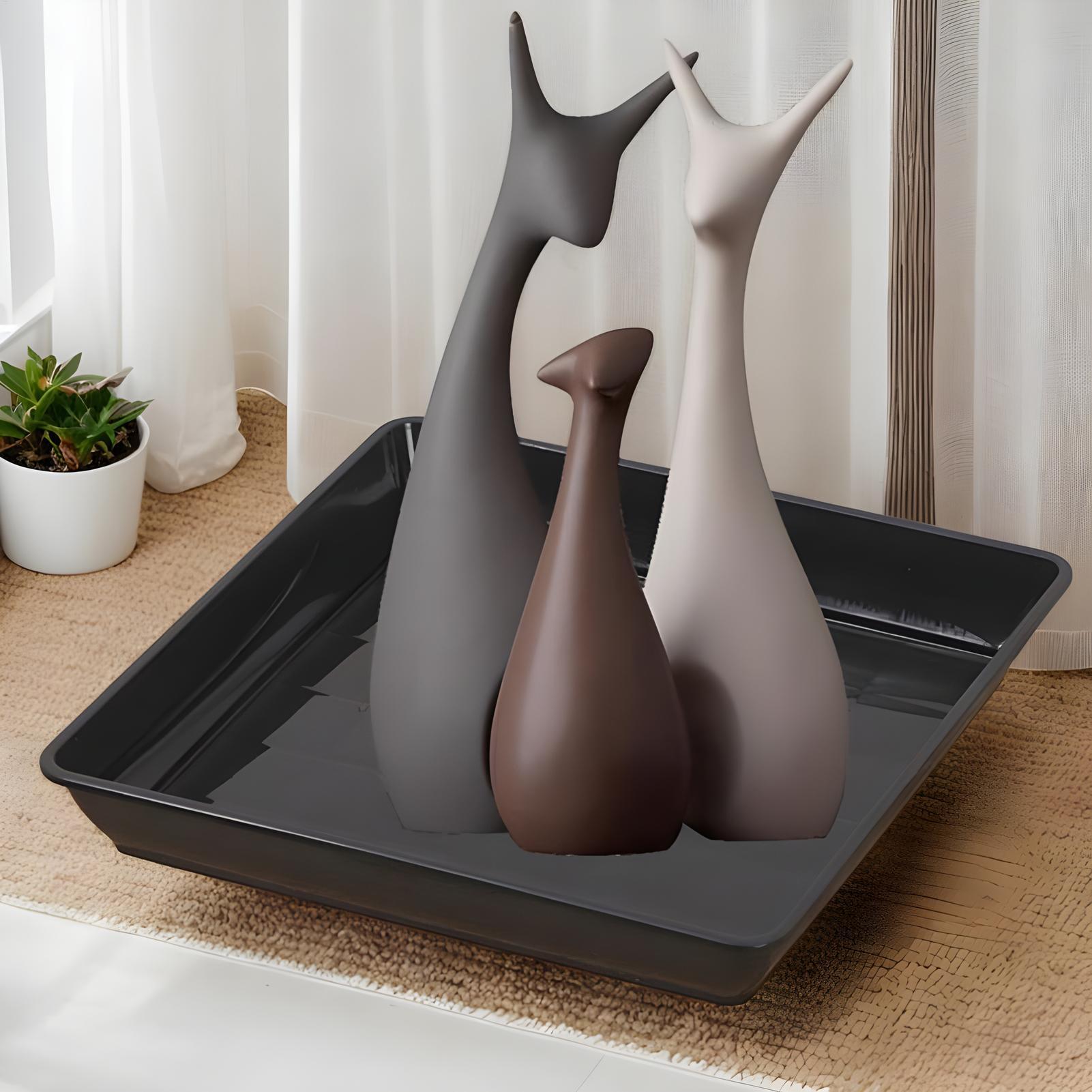 ポット用プラントトレイ 2個入り 正方形プランター ドリップ - Drip Tray Saucer のレビューと価格