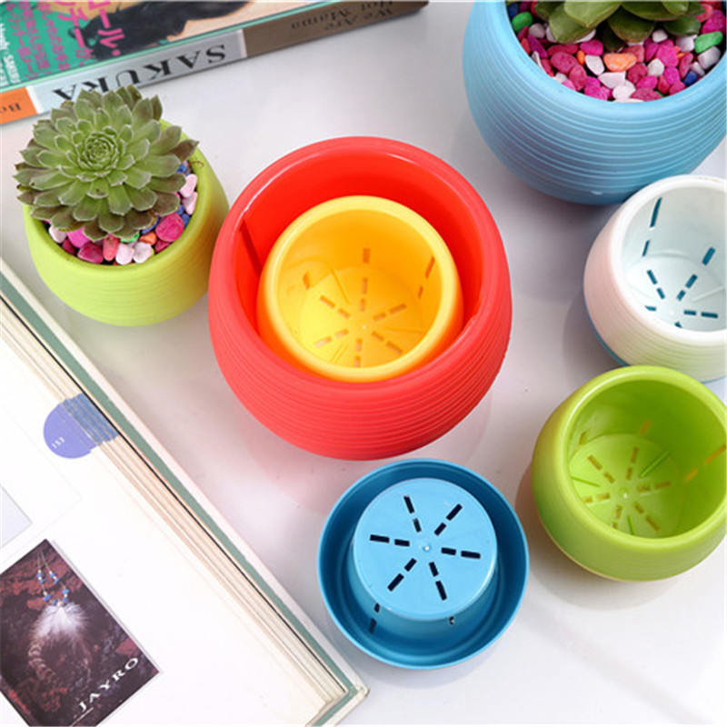 ガーデニングミニプラスチックフラワーポット保育園ポット、ホー - Bonsai Garden Nursery のレビューと価格