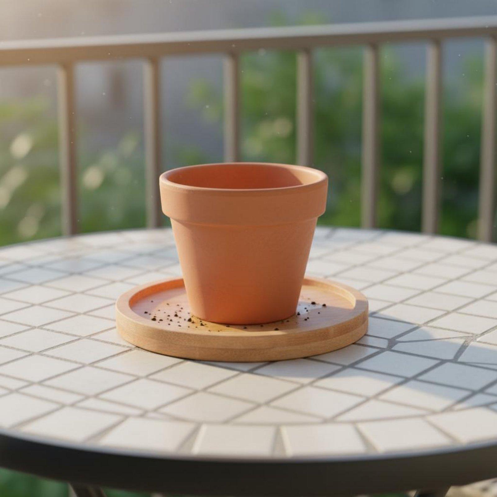 工業用竹製植木鉢ベース、防水ドリップキャッチャー、木製受け皿 - Drip Tray Saucer のレビューと価格