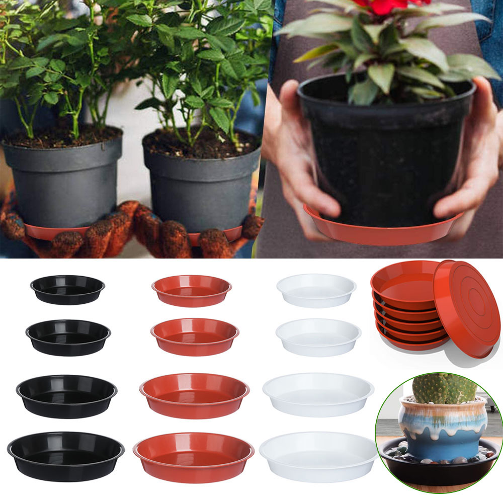 3個セット ガーデン用丸型植木鉢用受け皿 プラスチック製トレ - Drip Tray Saucer のレビューと価格